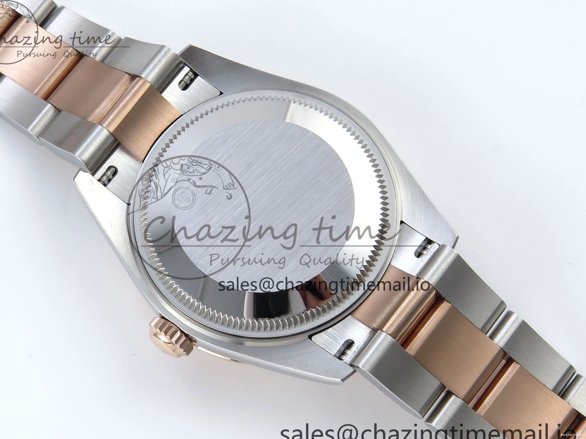 0515 Sleek DateJust 31 278381RBR ARF 1:1 Best Edition 904L Steel RG Roman Dial Diamonds Bezel on SS RG Oyster Bracelet ETA 382